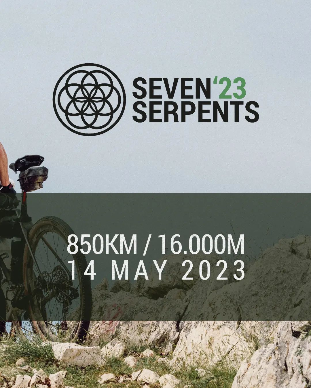 Seven Serpents 2023 is waiting for you! We're working hard to make it happen but we already know that it will be a blast! 💥🚀⚡

With some tiny changes the route will be even nicer, more intense and of course quite challenging! 👀👌🤯

Once again this will be a huge but rewarding experience meant for people who like to overcome their limits!

You want to discover new places on incredibly wild sceneries? You feel like starting the season with a big challenge in order to be prepared for your next adventures?

Then keep this in mind:
▪️Ljubljana to Trieste; 14th May 2023
▪️850km / 16.000m through some of the most stunning sceneries of Slovenia, Croatia and Italy 🇸🇮🇭🇷🇮🇹

Registrations opening wednesday October 19th! With the support of @fmchallenge 🖤

.
.
.

#serpentsarerising #sevenserpentsgravel #7SG2023 #quickbite #wiliertriestina #raisethebar #pasol #vivifuori #infini #movinginstyle #bikepacking #bikepackinglife #cyclingadventures #ultracycling #cycling  #gravel #gravelgrinder #ridegravel #outsideisfree #naturelovers #cyclingshots